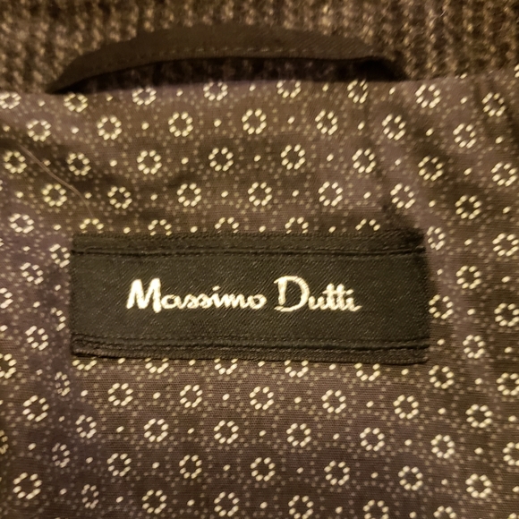 Massimo Dutti Charcoal Gray Wool Blazer - Picture 4 of 13